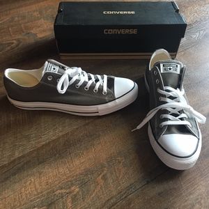 New Converse Grey Low Allstar Sneakers